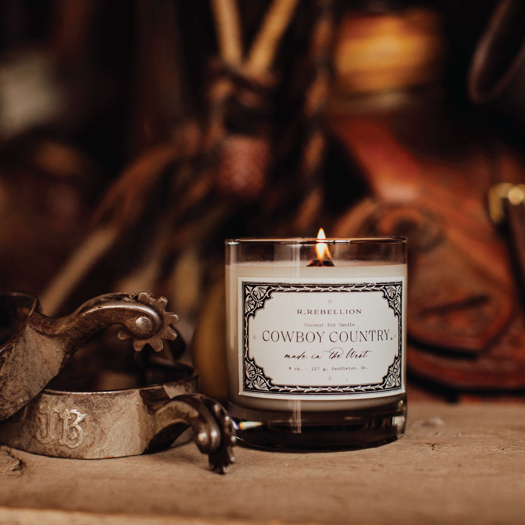 Cowboy Country Candle 8 oz.