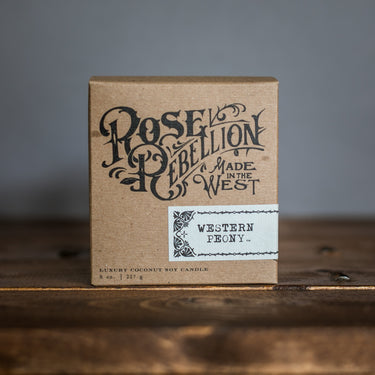 Western Peony Candle 8 oz.