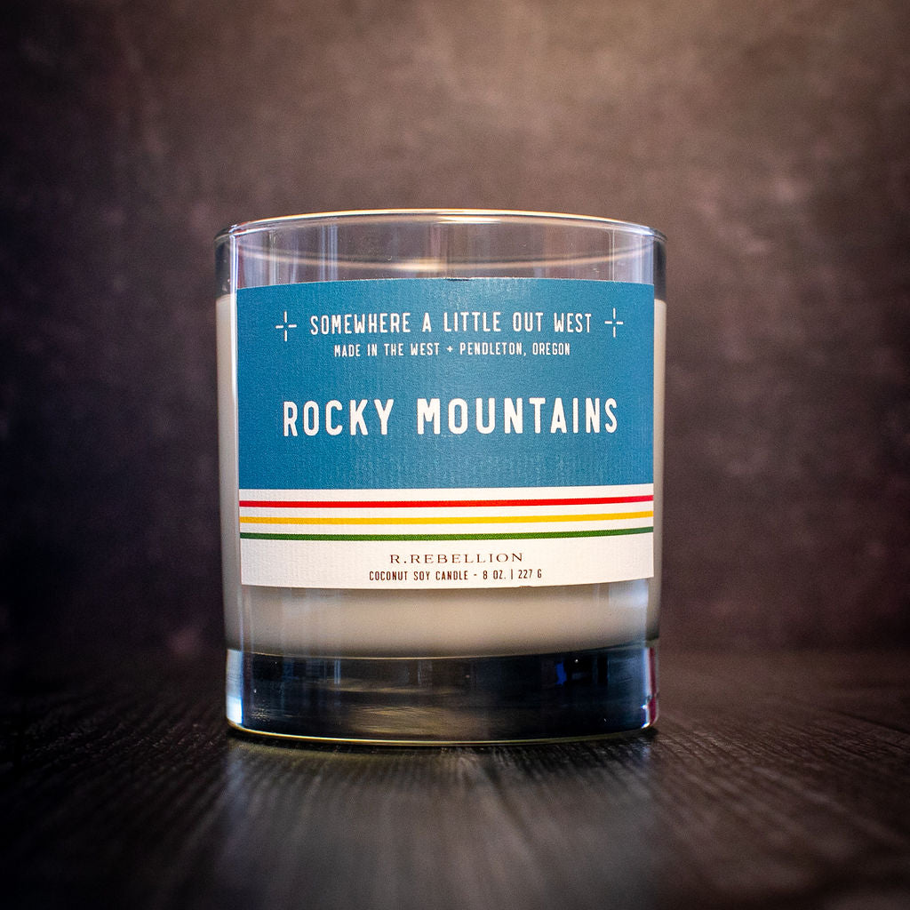 Rocky Mountains Candle 8 oz. R. Rebellion