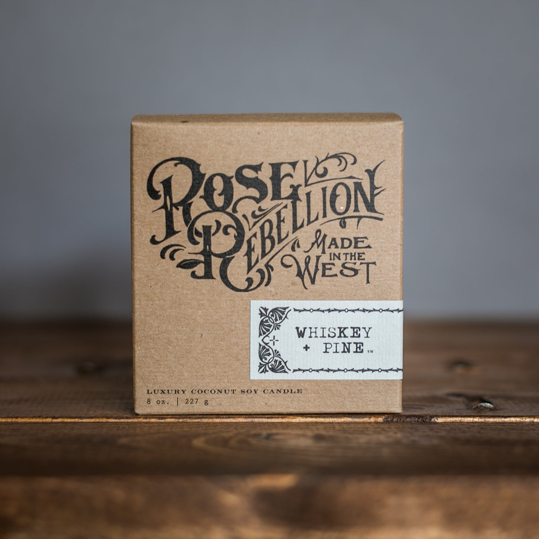 Whiskey + Pine Candle 8 oz.