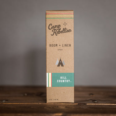 Hill Country Room + Linen Spray 4 oz. "Camp Rebellion"