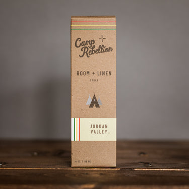 Jordan Valley Room + Linen Spray 4 oz. "Camp Rebellion"