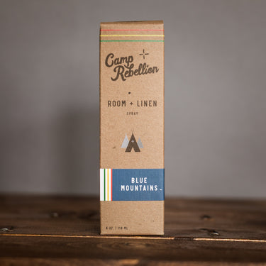 Blue Mountains Room + Linen Spray 4 oz. "Camp Rebellion"