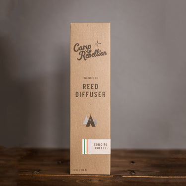 Cowgirl Coffee Reed Diffuser "Camp Rebellion"
