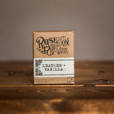 Leather + Vanilla Candle 2 oz. - Drifter