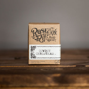 Cowboy Christmas Candle 2 oz. - Drifter