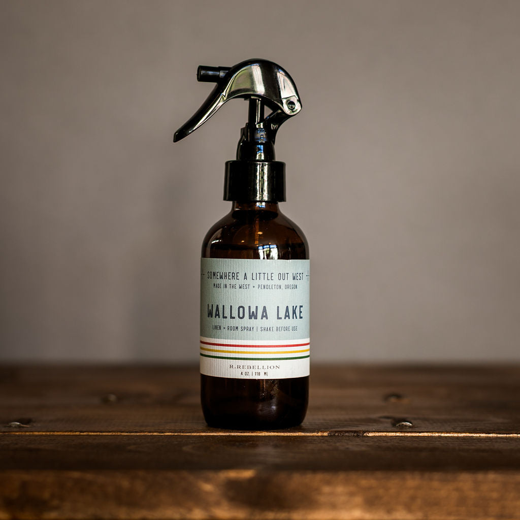 Wallowa Lake Room + Linen Spray 4 oz. "Camp Rebellion"
