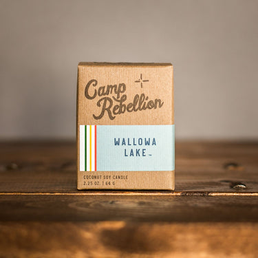 Wallowa Lake Candle 2 oz. - Drifter "Camp Rebellion"