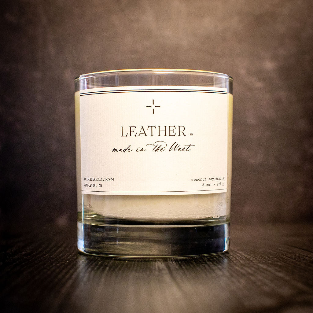 Leather Candle 8 oz.