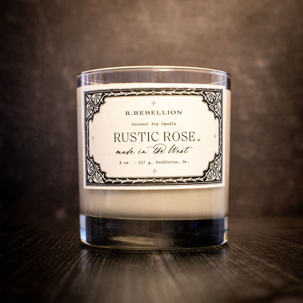 Rustic Rose Candle